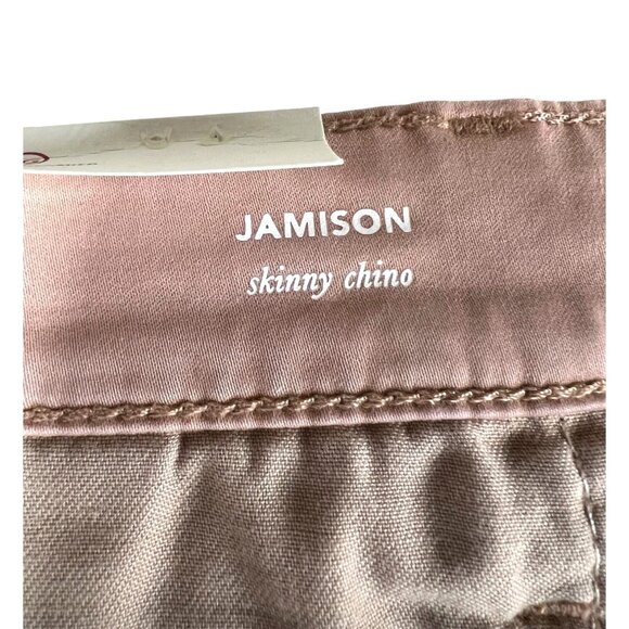 Adriano Goldschmied Mens Jamison Skinny Chino Pants Light Mauve Pink Size 29 - Picture 10 of 15